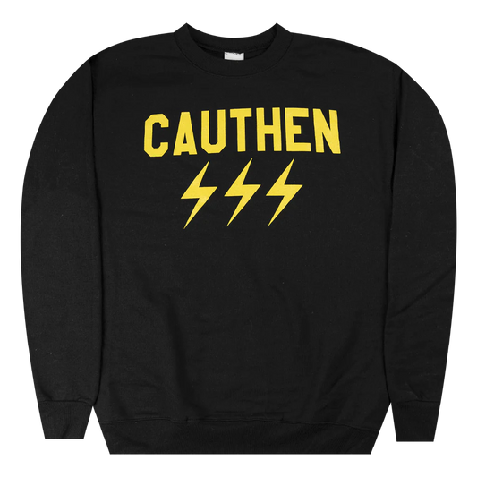 Cauthen Bolts Black Sweatshirt