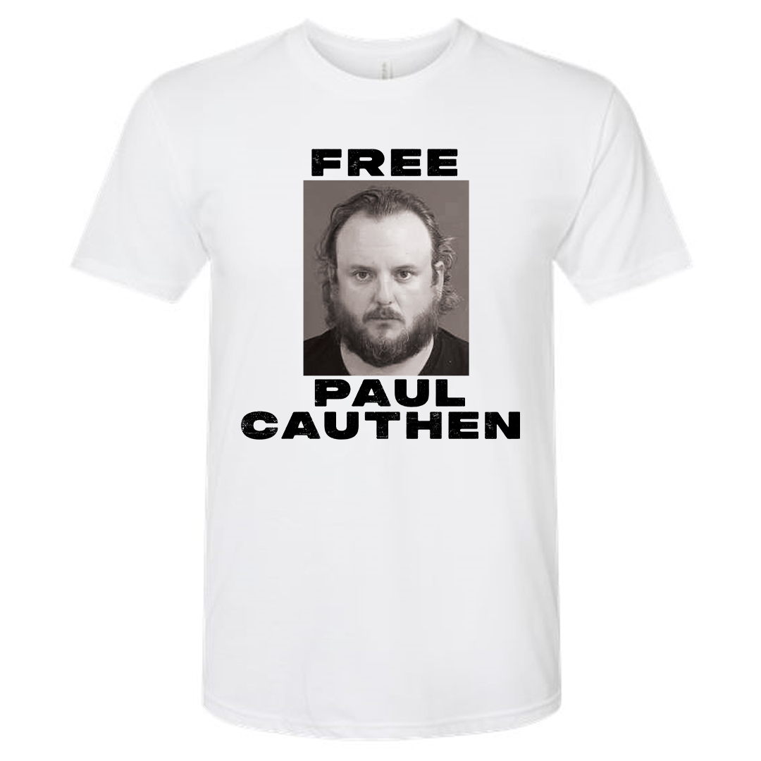 Free Paul Cauthen T-shirt